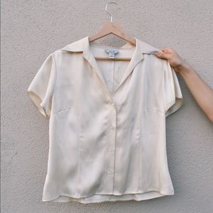 vintage silk blouse